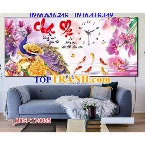 Tranh thêu DH cha mẹ